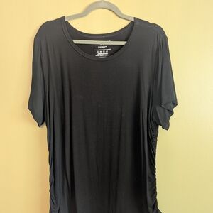 Black Short Sleeve Top
